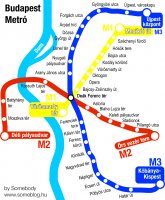 Budapest Metro Map