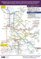 Схема городского транспорта в Будапеште