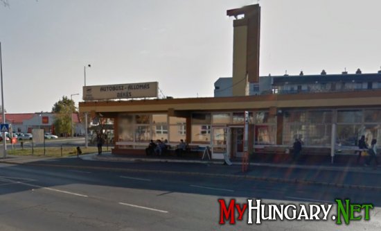 Автовокзал в городе Бекеш (Békés)