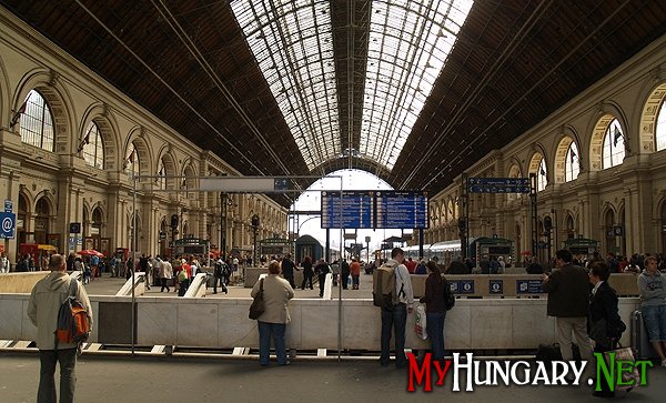 Вокзал Келети в Будапеште (Keleti pályaudvar)