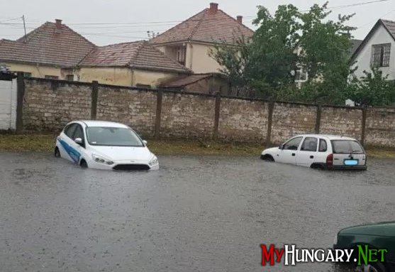 Разрушительный шторм достиг Венгрию