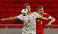 Сборная Венгрии отыграла два мяча в матче со сборной России в Лиге наций