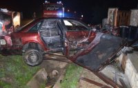 В Венгрии разбился автомобиль с контрабандой