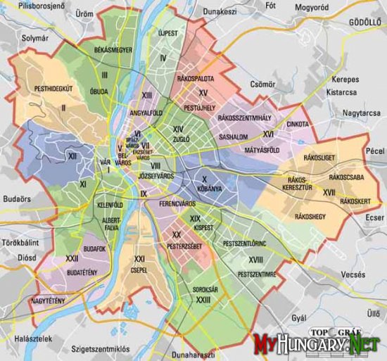 Самые роскошные и самые дешевые районы Будапешта для проживания