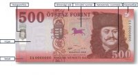 В феврале в оборот будут введены новые банкноты 500 форинтов